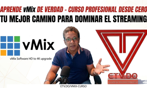 Producción de video multicámara con Vmix